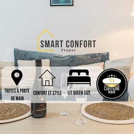 Smart Confort 14 - Appartement Confort Et Style Troyes Exterior foto