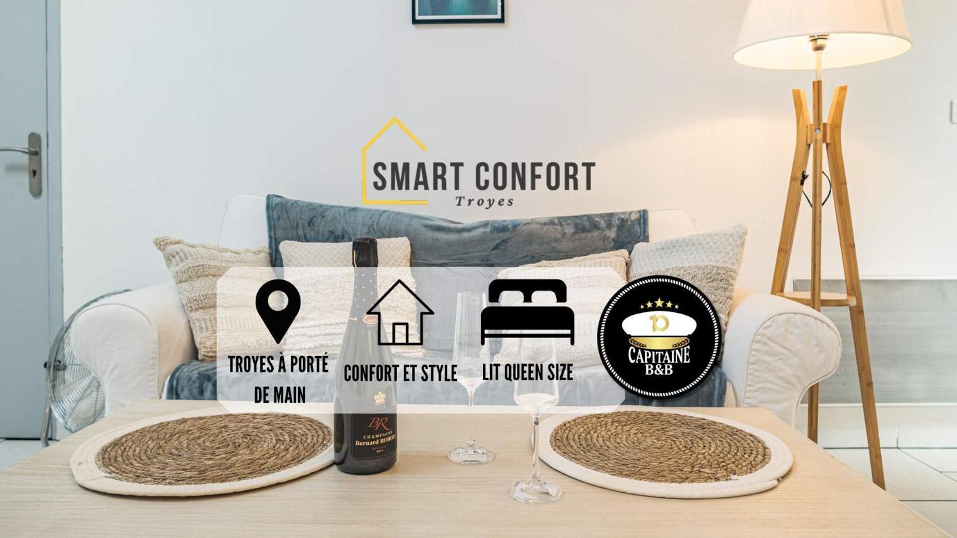 Apartment Smart Confort 14 - Confort Et Style Troyes